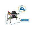 SIMON RACK - Table de préparation jardinage Simon Rack Desk mobile 150x60cm galvanisé SIMONRACK - vignette