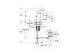 VITRA - Mitigeur lavabo FLOW S Cartouche CH3 TIRETTE V-SUPERFIX - VITRA - A42929ENGXP - vignette