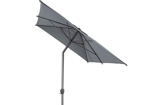 HESPERIDE - Parasol droit rectangulaire Loompa Ardoise - 3 x 2 m - Hespéride - large