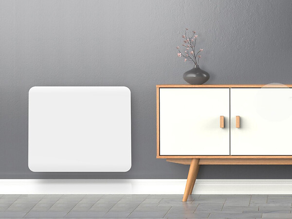 PURLINE - Radiateur à inertie avec plaque céramique interne avec contrôle WIFI - large