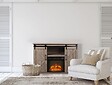 PURLINE - Buffet rustique avec cheminée électrique 2000W - vignette