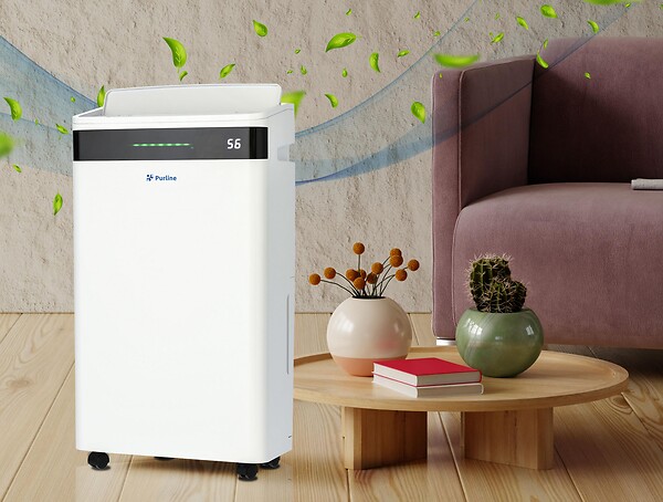 PURLINE - Déshumidificateur avec compresseur 20 l/d - large