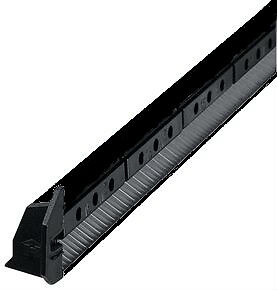 RENSON - Grille extérieure autoréglable alu 471/2 375mm noir ral 9005 - RENSON - 9096 - large