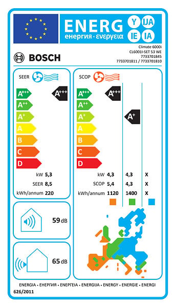 BOSCH - Unité intérieure 3,5kW CLIMATE 6000I pour climatiseur - BOSCH - 7733701808 - large