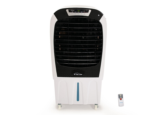 PURLINE - Rafraichisseur d'air par évaporation à débit élevé avec télécommande et roues - large