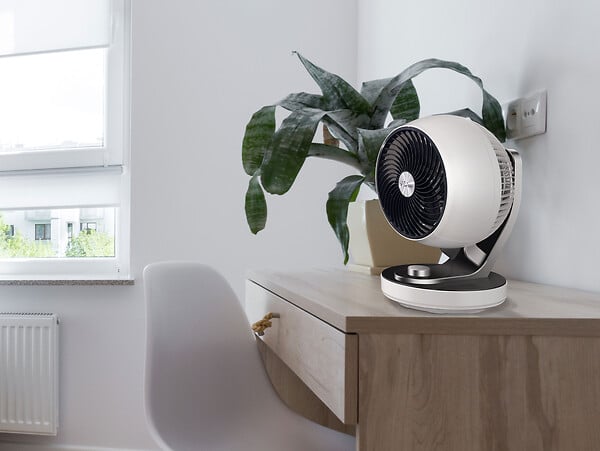 PURLINE - Ventilateur de Bureau 60W avec 3 vitesses et oscillant - large