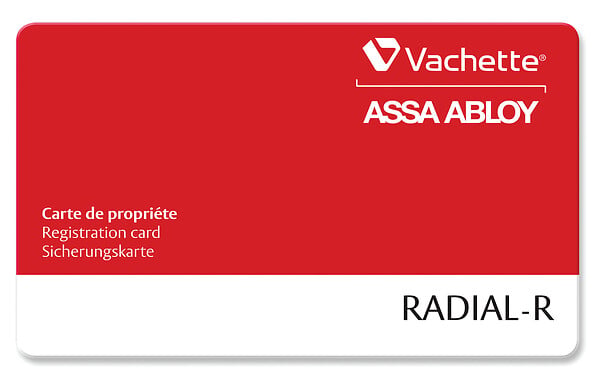 VACHETTE - Cylindre européen RADIAL-R A2P** - large