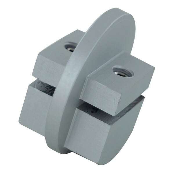 DUVAL - Support profilé pour main courante en aluminium anodisé argent - DUVAL - 61-0102-2000 - large