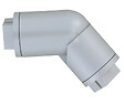 DUVAL - Support profilé pour main courante en aluminium anodisé argent - DUVAL - 61-0102-2000 - vignette