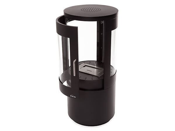 PURLINE - Poêle à éthanol 3kW en acier noir - large