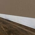TECNOPROFILS - Plinthe Passe-Câble PVC 80 mm - Chêne Cendré - 2.60 m, Lot de 5 - vignette