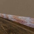 TECNOPROFILS - Plinthe Passe-Câble PVC 80 mm - Planche Vieillie - 2.60 m, Lot de 5 - vignette