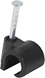 DEBFLEX - 100 Attache-fils pour câble rond Ø 4 à 7mm pointe béton DEBFLEX Noir - 700434 - vignette