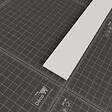 TECNOPROFILS - Profil Plat PVC 40 mm - Longueur 2.60 m - Lot de 5 - vignette