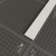 TECNOPROFILS - Profil Plat PVC 30 mm - Longueur 2.60 m - Lot de 5 - vignette