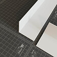 TECNOPROFILS - Cornière PVC - Longueur 2.60 m - Blanc - Lot de 5 - 5 x 5 cm - vignette