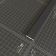 TECNOPROFILS - Champlat PVC Cellulaire 25 mm - Longueur 2.50 m - Lot de 5 - Anthracite - vignette