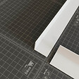 TECNOPROFILS - Cornière PVC - Longueur 2.60 m - Blanc - Lot de 5 - 3 x 3 cm - vignette