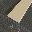 TECNOPROFILS - Champlat PVC Cellulaire 70 mm - Longueur 2.50 m - Lot de 5 - Sable - vignette