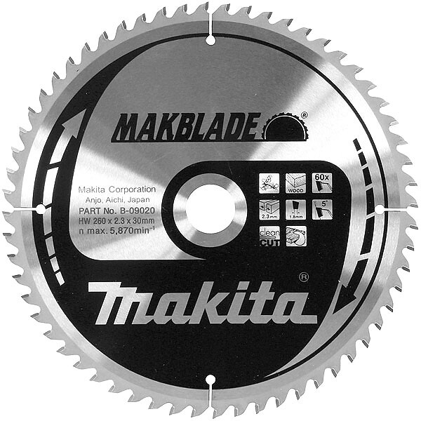 MAKITA - Lame carbure MakBlade bois  305 x 30 mm - 40 dents - B-32786 - large