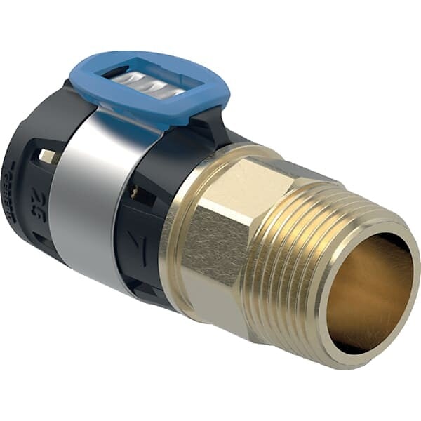 GEBERIT - Raccord FlowFit filetage mâle - DN. 15 / 20 - Ø 20 mm x Rp. 3/4'' -  - 620.321.00.1 - large