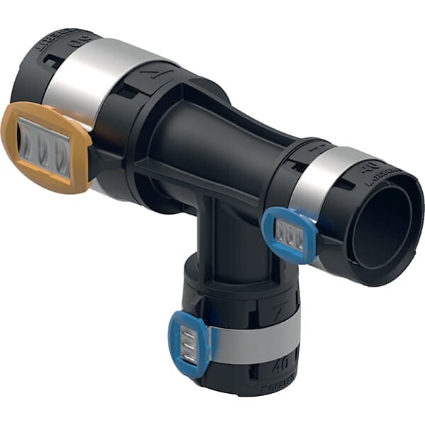 GEBERIT - Té réduit  Flowfit PPSU - Ø32 x Ø25 x Ø32 - 620.143.00.1 - large