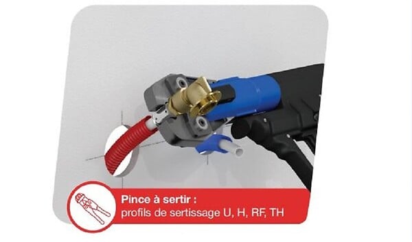 WATTS - Kit plaque ROBIFIX MC pour tube multicouche - Entraxe 150 - tube Ø16 - Ø de sortie F 1/2" - large