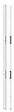 SEWOSY - Bandeau 2500mm rénovation 2 ventouses 300kg 12/24V RAL9010 â€“ SEWOSY - CPREG2N-250-9010 - vignette