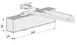 ECO - Ferme porte TS 50 F2-6 argent compas noir - ECO - 5030044534 - vignette