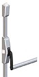 JPM - Fermeture anti-panique 2 points argent coupe-feu 950mm - JPM - 89D200-01-0A - vignette