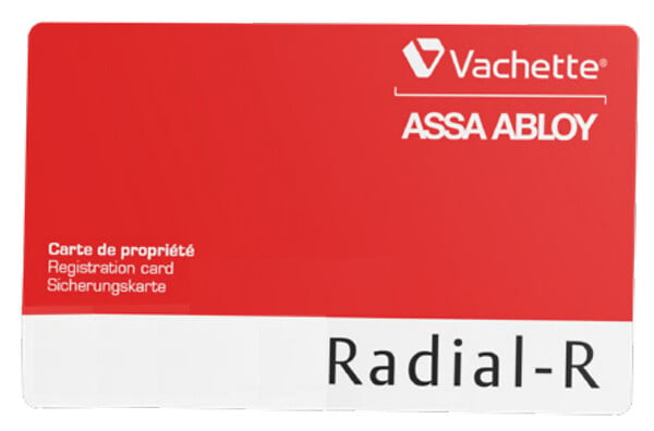 VACHETTE - Cylindre profil européen RADIAL-R 32x72mm 3 clés - VACHETTE - 20977000 - large