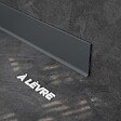 TECNOPROFILS - Plinthe à Lèvre PVC - Anthracite - 2 m, Lot de 5 - vignette