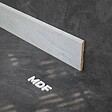 TECNOPROFILS - Plinthe MDF 2 m - Chêne Cendré - Lot de 5 - 100 x 10 mm - vignette