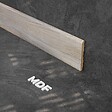 TECNOPROFILS - Plinthe MDF 2 m - Chêne Naturel - Lot de 5 - 100 x 10 mm - vignette