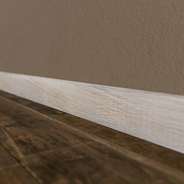 TECNOPROFILS - Plinthe MDF 2 m - Chêne Naturel - Lot de 5 - 100 x 10 mm - large