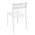 OVIALA - Chaise de terrasse en aluminium blanche - Almada - vignette