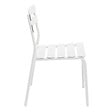 OVIALA - Chaise de terrasse en aluminium blanche - Almada - vignette
