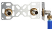 NOYON & THIEBAULT - Kit de fixation - Platine double PER à compression - 150mm - Ø16mm - vignette