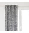 ATMOSPHERA - Rideau à œillets Occultant Jacquard Gris Foncé 140 x 260 cm - vignette