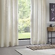 ATMOSPHERA - Rideau à œillets texturé Aska Beige Lin 140 x 260 cm - vignette