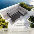 TECTAKE - Groupe de sièges en rotin Catania noir - vignette