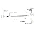 AVOSDIM - Pack motorisation store enrouleur ø40 180cm - vignette