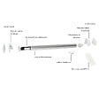 AVOSDIM - Pack motorisation store enrouleur ø40 80cm - vignette