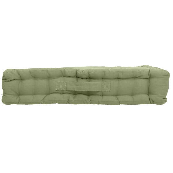 C MA DECO - Coussin de sol avec poignée - Olive - L.50xl.50xEp.10cm - large