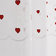 C MA DECO - Voilage cœur rouge - L.140 x H.240cm - vignette