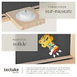 TECTAKE - Étagère murale Mylittle Story pour jusqu'à 50 Tonies gris anthracite - vignette