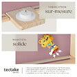 TECTAKE - Étagère murale Mylittle Story pour jusqu'à 50 Tonies rose - vignette