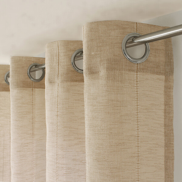 C MA DECO - Voilage tamisant effet lin ELENA - L.140xH.240cm - large