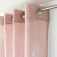 C MA DECO - Voilage jour échelle ELENA - Beige Rose - L.140xH.240cm - vignette