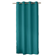 C MA DECO - Rideau microfibre ZOE - Bleu canard - L.140xH.240cm - vignette